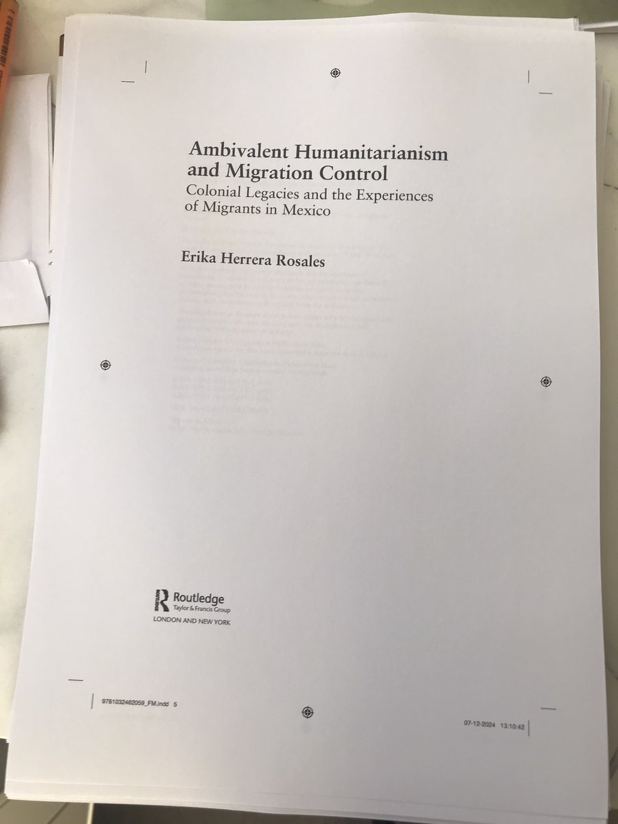 erika_herros's tweet image. #ComingSoon #Routledge

The proofs are in!! I can’t believe my first monograph is finally coming out in 2025 🥳