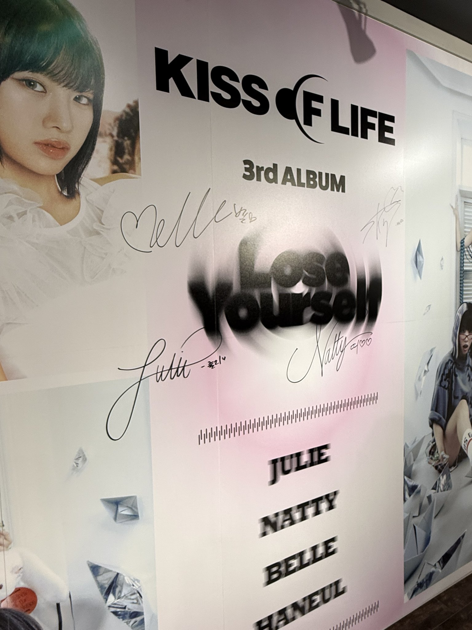 KISS OF LIFE 渋谷タワレコ 直筆サインポストカード手渡し会 ジュリー YUKI🌙KIYO on X: 
