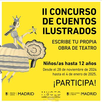 Para descubrir a  pequeños/as artistas 🧒👦 🪶.
«II Concurso de cuentos ilustrados» del #MuseoABC
👉 bit.ly/4gEh2hP
#cultura #Literaturainfantil