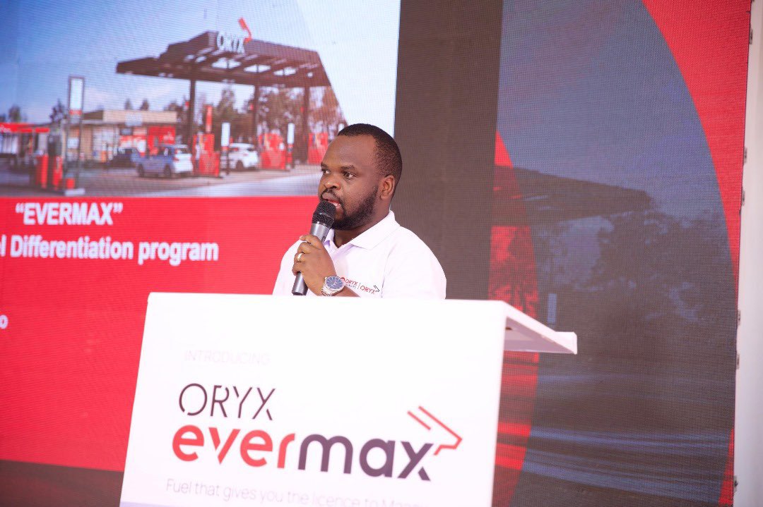 GyozlynB's tweet photo. Proud moment for Oryx Energies! We're launching Evermax Fuel, designed to power more than just vehicles - driving innovation & progress in our communities! #Evermax #PerformanceMatters" - @AllanSemaharo, Lubricants Sales Manager. https://t.co/y1GR2APQVq