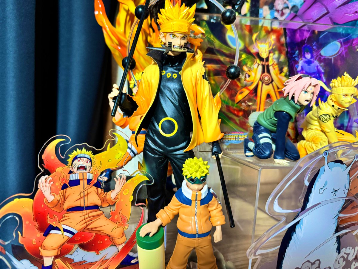 0421hr2's tweet photo. NARUTOディスプレイ
変更！今年はこれで完成でいいかな https://t.co/pswNFsjFHp