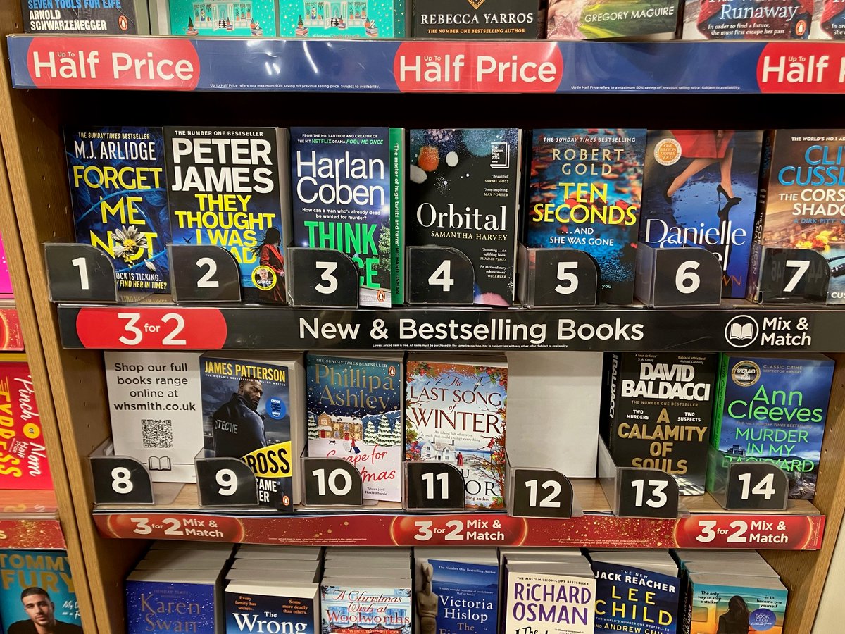Amazing to go into WHSmith this morning and see TEN SECONDS at number 5 in the bestsellers. Thanks for the brilliant support.

linktr.ee/robertgold