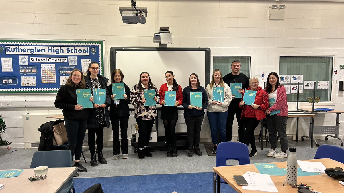 Makaton Friendly status pending for <a href="/RutherglenHigh/">Rutherglen High School</a> 🙌🏻 a great bunch of staff and keen signers! Keep up the excellent work and I’ll see you all soon👏🏻
