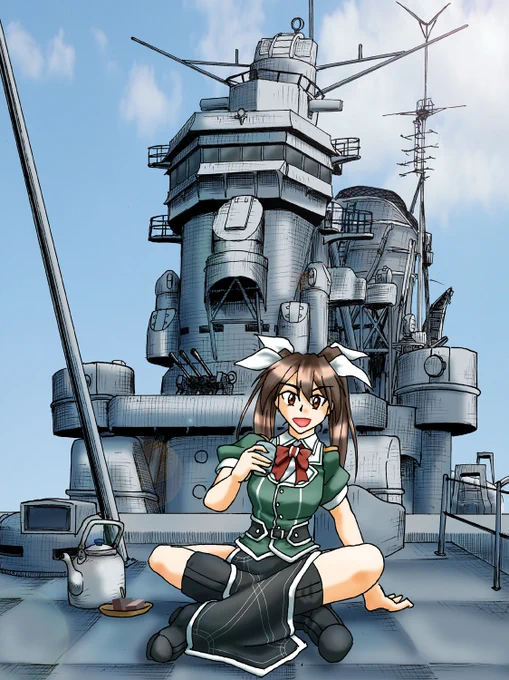 ってか改変して
#みんなの重巡見せ合っていいねやrpしようよ
をやるべきなのでは? 