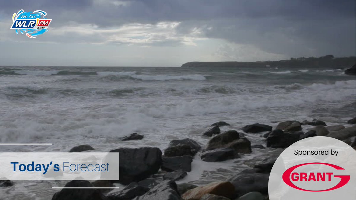 🌬️ It is becoming windy today with outbreaks of rain, turning heavy at times. 
🌡️ Highest afternoon temperatures of 11 to 13 degrees.
👉 #WaterfordWeather is brought to you with thanks from <a href="/GrantIRL/">Grant IRL</a> for more see wlrfm.com/weather