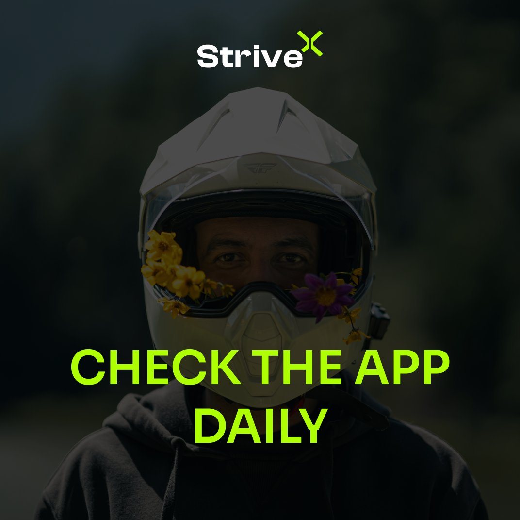 strivex_app's tweet photo. Don’t forget to check the app daily
Stay consistent, track your progress and make every step count. Daily data check-ins keep you on the way to success.
#StriveX #HealthXCrypto #DailyHabits