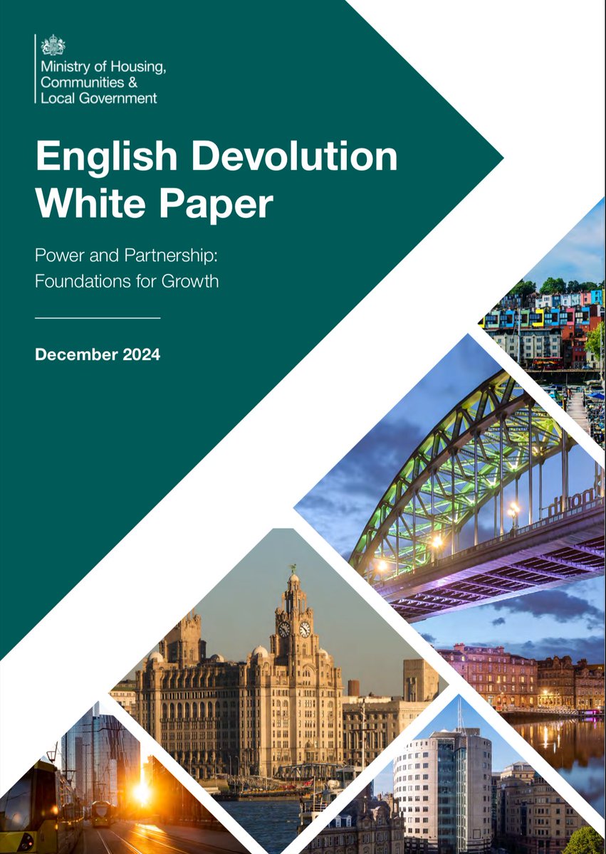 JimfromOldham's tweet photo. We are determined to shift power out of Westminster to Mayors, Councils and the communities they serve.

Read our English Devolution White Paper as we outline the case for change, how we will achieve it, and the benefits to communities and economies across the country.

https://t.co/4VfynQprvp