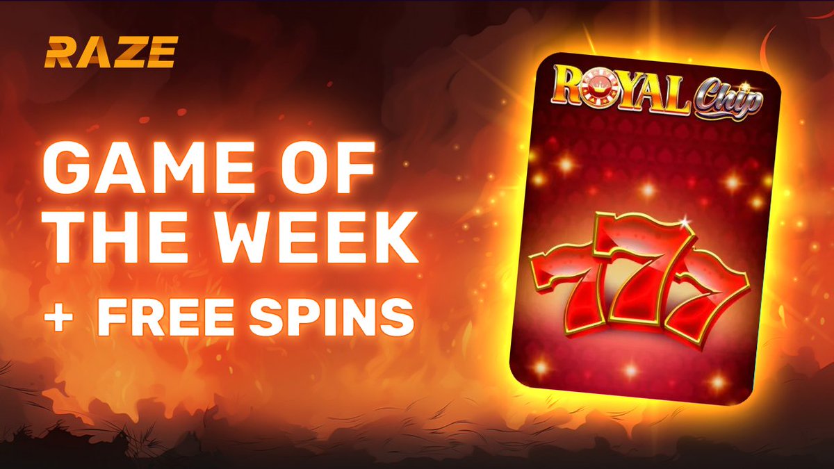 ⭐️ Royal Chip is the perfect classic slot for Game of the Week. Are you the kind of bull that enjoys classic slots with bonus rounds?

🔥 FOLLOW, LIKE, &amp; RETWEET this post, and Raze the Bull’s trusty RNG will drop 50 free spins

#FreeSpinBonus #RazeCasino #FreeSpins #Cryptobulls