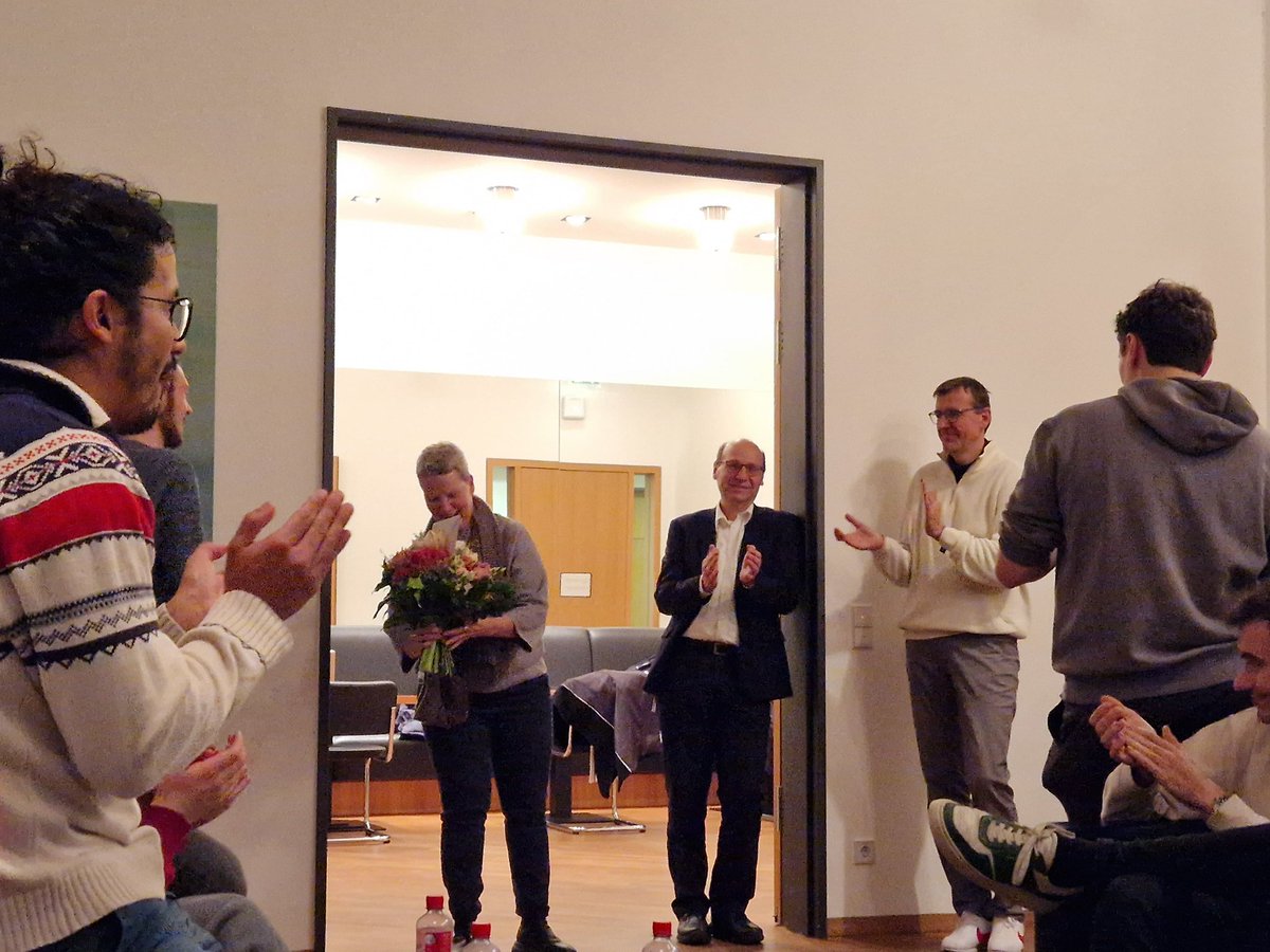 GSEFM1's tweet photo. #FestiveSeason at GSEFM! #Celebrating the end of year and last week of classes before the new year with #Lebkuchen, #MulledWine and the GSEFM #community.

#Party #Christmas #Gradschool #University https://t.co/7EtDg3tSi4