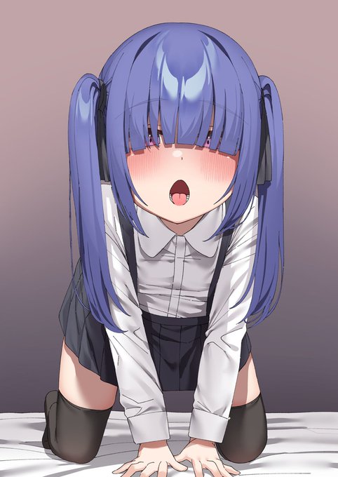 何かを見つけた妹 