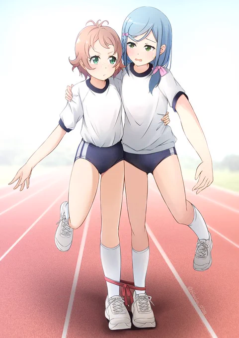 skebリクエストありがとうございましたグランベルム水晶とロサ二人三脚 