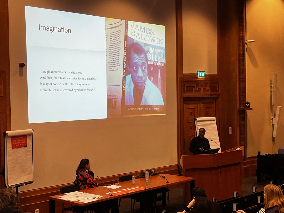 Imagine! And that’s how we kick off our second day of the TEGL conference. Keynote by Prof Iyiola Solanke starting with a poem by James Baldin! ❤️🔥