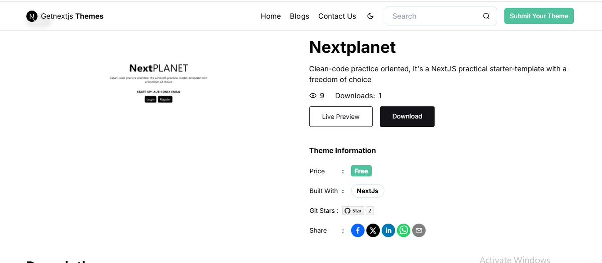 GetNextjsThemes's tweet photo. Nextplanet
Clean-code practice oriented, It's a NextJS practical starter-template with a freedom of #choices
https://t.co/GHjmAVUeAt
#NextJsThemes #LandingPage #Templates #nextjstemplates #nextjs #WebDevelopment #Frontend #coding #webdesign https://t.co/VeWKU0eNhp