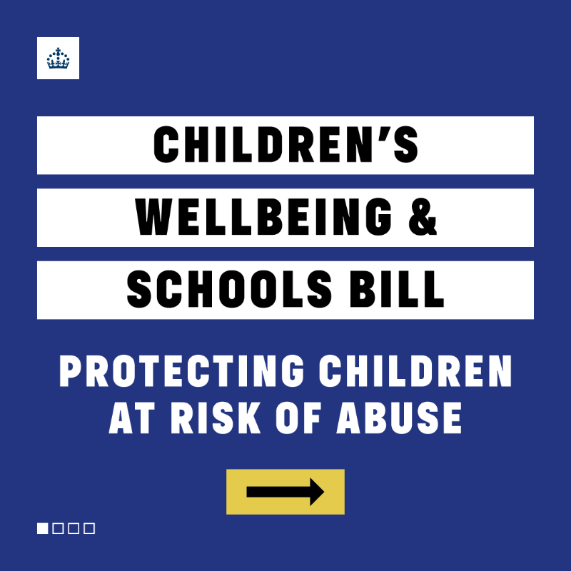 educationgovuk's tweet photo. The Children’s Wellbeing and Schools Bill introduced in Parliament today will help us deliver our Plan for Change by putting children's interests first, stopping vulnerable children falling through cracks and making child-centred government a reality.

Click to find out more.