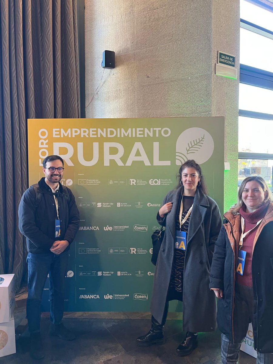 FEUGA_oficial's tweet photo. 🌾 FEUGA participó en el I Foro de Emprendimiento Rural. Un evento de @rr_fundacion en el que reflexionamos sobre desafíos en el ámbito rural y las oportunidades que representan estas áreas.

💡 Proyectos como @InnoGuideHE  buscan innovar para lograr un futuro rural sostenible. https://t.co/nleICg0jXL