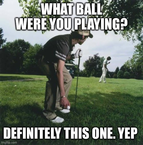 MulliganMemes's tweet photo. What are the odds of that? Unbelievable stuff really

#golf https://t.co/LoI1UIu9fc