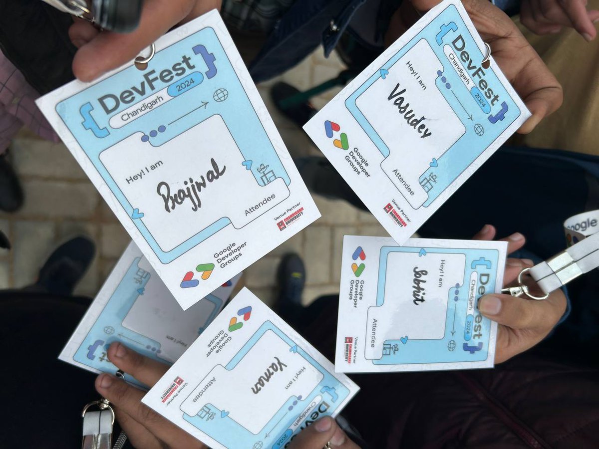 CoderDev011's tweet image. 🔥 DevFest Chandigarh 2024: Tech Revolution Unleashed!
Key Takeaways:
Gemini AI Insights
Google Cloud Strategies
AR.js Future Tech
Startup Ecosystem
Community. Innovation. Learning.
#DevFest2024 #TechInnovation #chillguy #tech #Google #devfest
