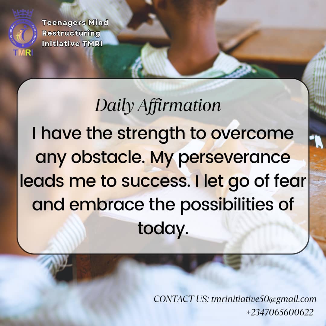 tmrinitiative's tweet photo. Stay strong and focused on a right path. Believe you are up for success and not failing. Take action today!
#TMRI #PositiveAffirmations❤
#GlobalImpact #Restructuring #MindRestructuring #Mentorship
Congratulations Nigeria https://t.co/iblWdTqSwX