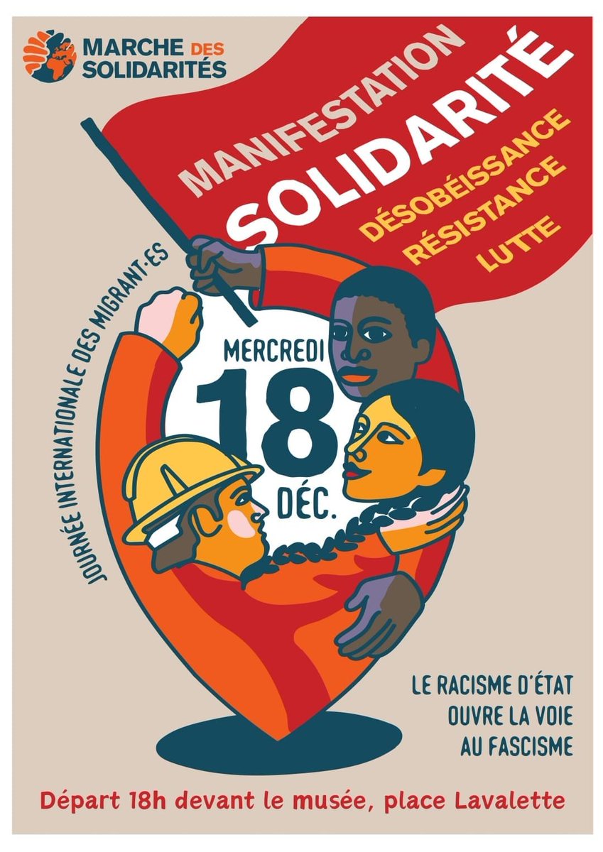 DAL_Isere's tweet photo. Pour la justice sociale et l'égalité des droits, le DAL 38 appelle ses militant.e.s et sympathisant.e.s à rejoindre le cortège commun de l'intercollectif pour la Marche des solidarités MERCREDI 18 DÉCEMBRE 2024 à 18h place Lavalette devant le musée de Grenoble. https://t.co/Ra2KtTv5Vc