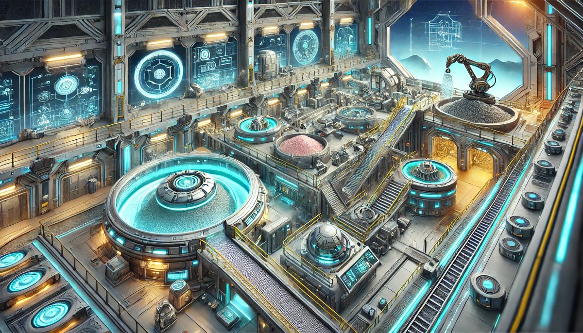 🏭 Mineral Processing Plant – The Resource Forge of Your Colony in RobotAnt!

The Mineral Processing Plant is essential for refining raw materials into valuable resources needed for construction, research, and production.

Key Features:
•Resource Refinement: Processes metals and