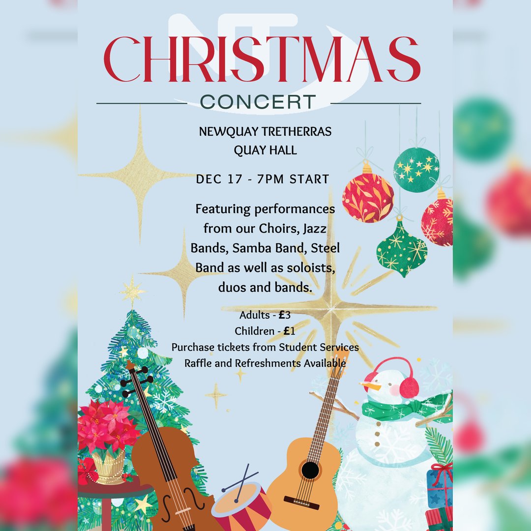 Get ready for a magical night! Our Christmas Concert is TONIGHT! Join us for festive fun, amazing performances, and a chance to win in our raffle! Refreshments will be available—cash only.  Don’t miss out on an evening filled with joy! See you there!