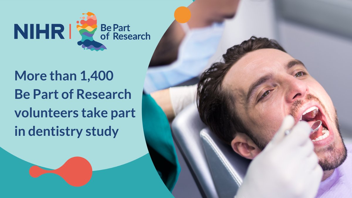 Researchers used our new matchmaking service to recruit 1,400 people to a study, which found 60% of people would welcome weight loss advice from dental practices.

Read more and find out how you can sign up to the service: bepartofresearch.nihr.ac.uk/news-and-featu…