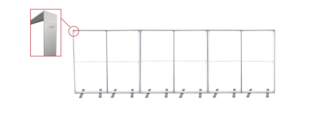 sumisuratweet's tweet image. Totem Fast Frame: immediatezza di montaggio, retroilluminazione led e stampe in tessuto intercambiabili
#fastframe #backlight #totem