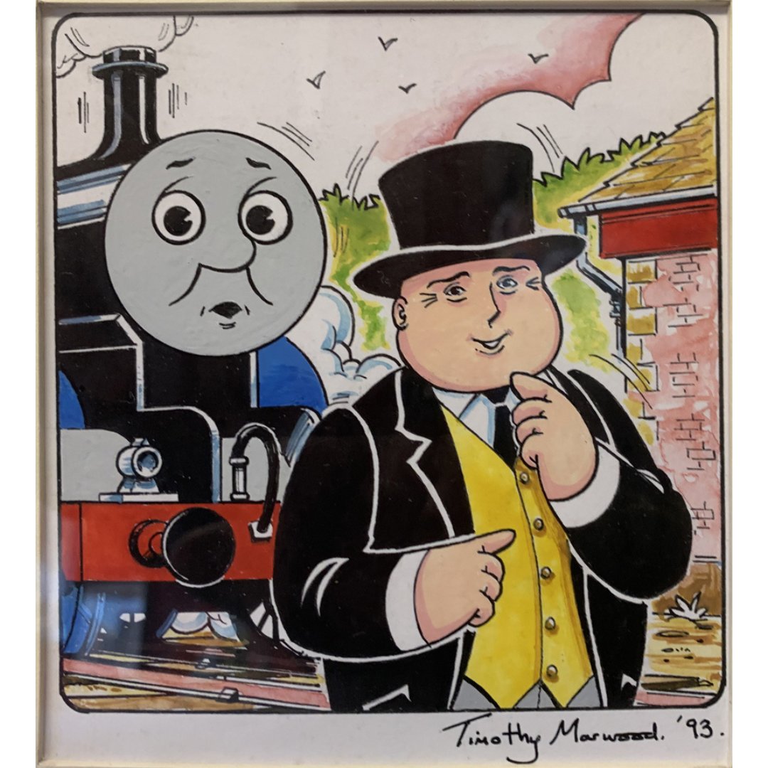Nostalgic Christmas Gifting 🚂🎄 

🖼️ Thomas the Tank Engine 1993
🖌️ Timothy Marwood

brandler-galleries.com/product/thomas…

#FatController #ThomasTheTankEngine