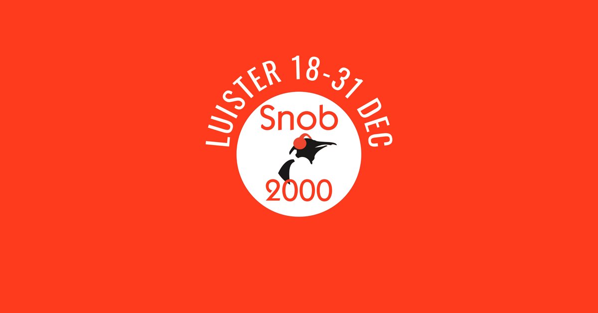 Vanaf vandaag staat Pinguin Radio weer twee weken lang in het teken van de <a href="/Snob_2000/">https://bsky.app/profile/snob2000.bsky.social</a>!

Ga luisteren en ontdekken, gepresenteerd door een team van gepassioneerde dj's. Dagelijks van 7 tot 19 uur.

Op deze pagina beleef je de Snob 2000: pinguinradio.com/snob #snob2000
