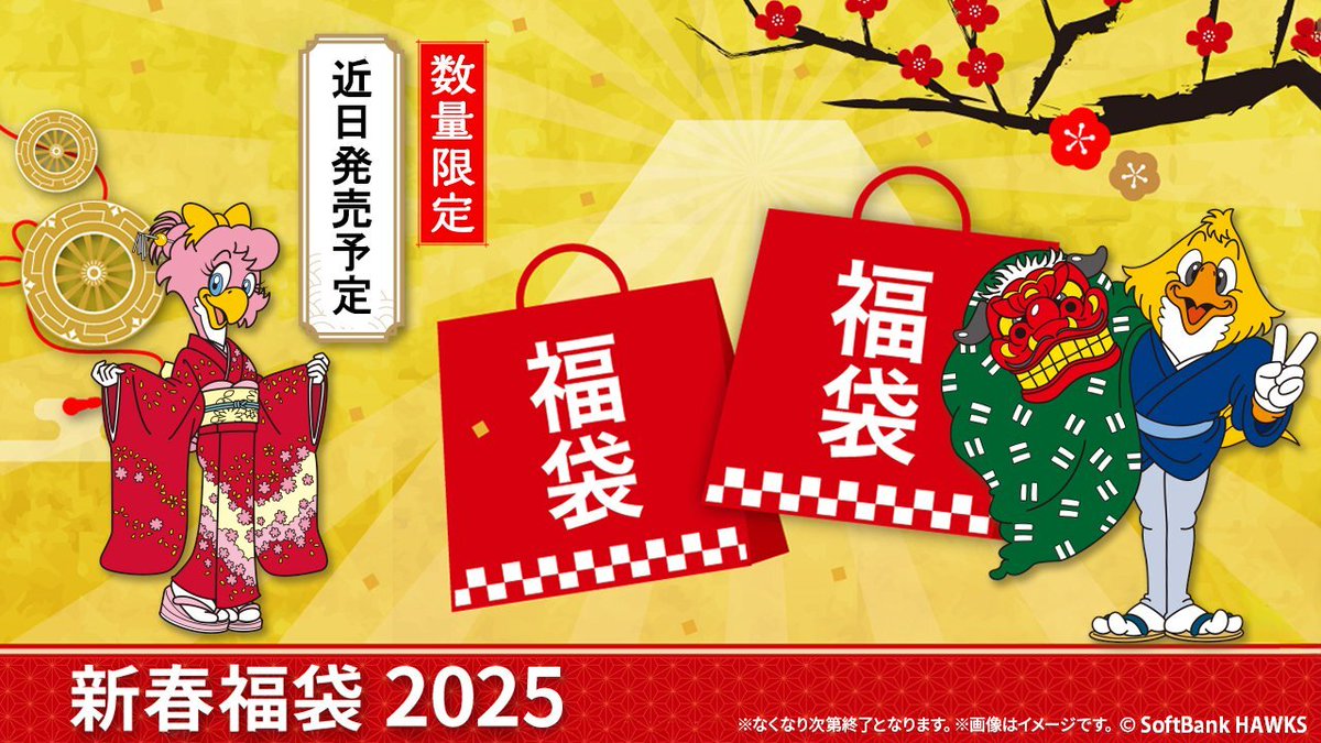 新春のお楽しみ🎶福袋が2025年も登場📣  ＼ 選手直筆サイン入りグッズ