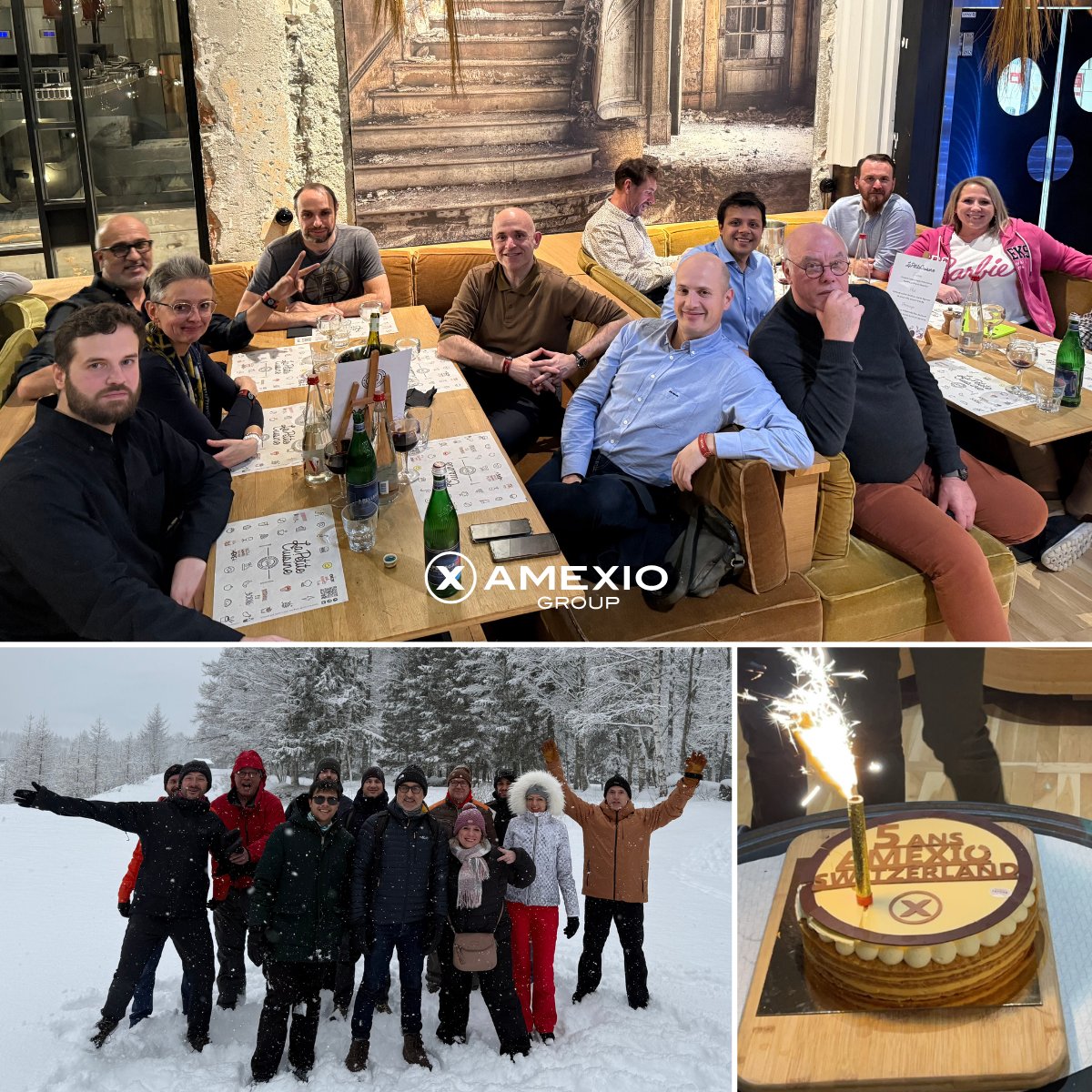 🎉 𝐂𝐞𝐥𝐞𝐛𝐫𝐚𝐭𝐢𝐧𝐠 5 𝐘𝐞𝐚𝐫𝐬 𝐨𝐟 𝐀𝐦𝐞𝐗𝐢𝐨 𝐒𝐰𝐢𝐭𝐳𝐞𝐫𝐥𝐚𝐧𝐝! 🎉

These past five years have been a whirl of innovative IT solutions, building relationships and growing our amazing team, which we celebrated together last Friday!

Here’s to many more years! 💙