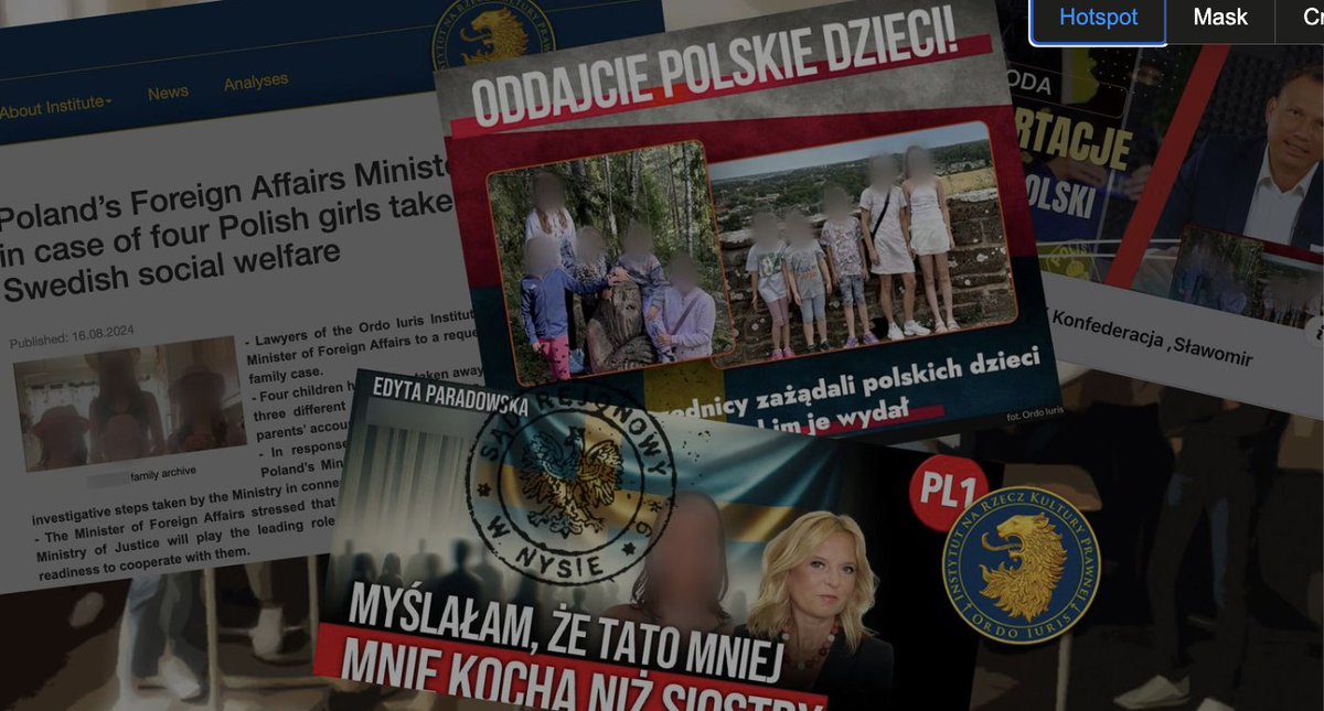 Barnen var försvunna när socialtjänsten i södra Sverige letade efter dem. Sen dök de upp igen. 
På Tiktok. 
Det visade sig att en polsk LVU-kampanj, driven av ultrakonservativa och Youtubers, riktades mot Sverige, som påstods "kidnappa våra polska barn". aftonbladet.se/nyheter/a/73xO…