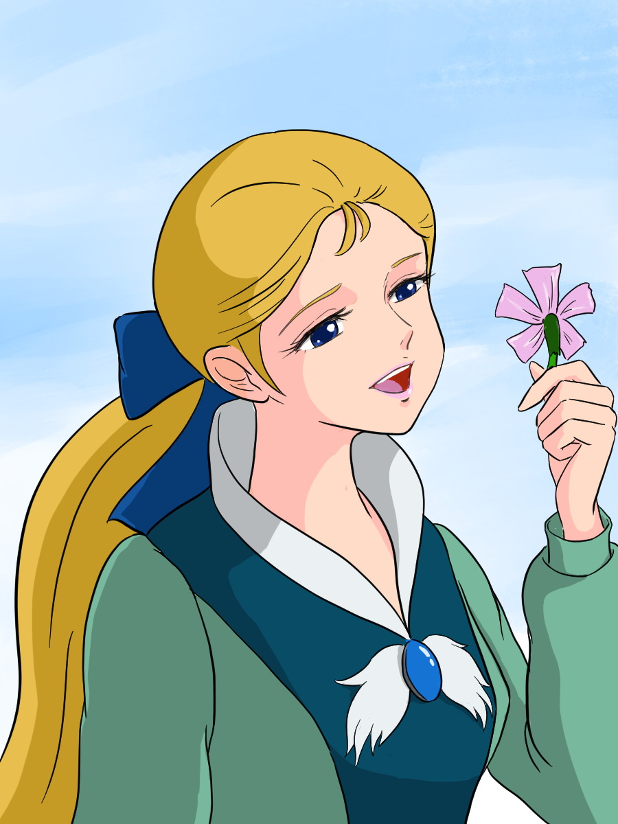 らくがき🖌️ 朝がくれば消えるわたし🎵 ラ・セーヌの星 シモーヌ