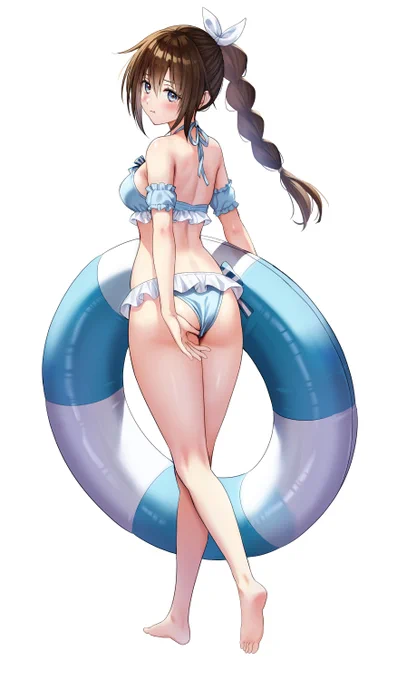 しずくちゃんの尻も描きました 