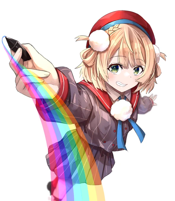 虹をかけるイラストレーター#どろういんぐ 