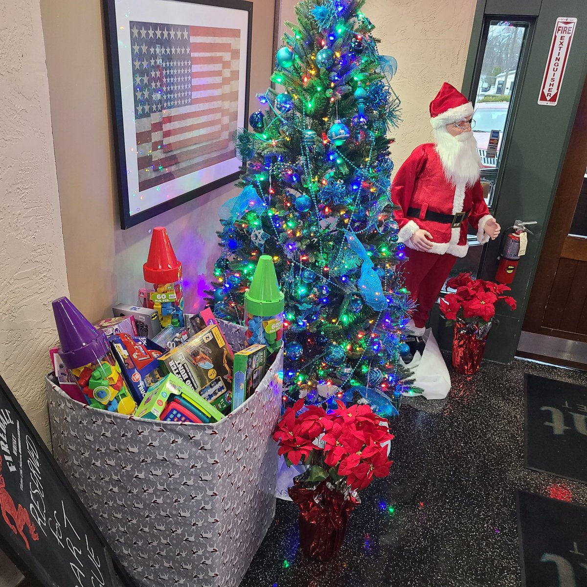 traincarter's tweet image. Thanks to The Point on Main St for collecting toys for our yearly toy drive for our Linden Community