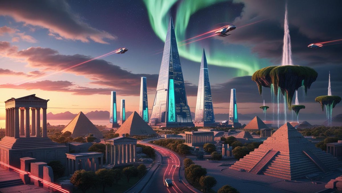 hashithaux's tweet photo. Futuristic Cityscape 🏙️

Which one is best?

#FuturisticCityscape #NeonDreams #SciFiArt #FloatingIslands #DigitalArtwork #AuroraSkyline #VisionaryDesign #AIArtCommunity #FantasyWorld #DreamlikeScenes #CyberpunkAesthetic #ModernMeetsAncient #SurrealLandscapes #VirtualEscape #ArtFromAI