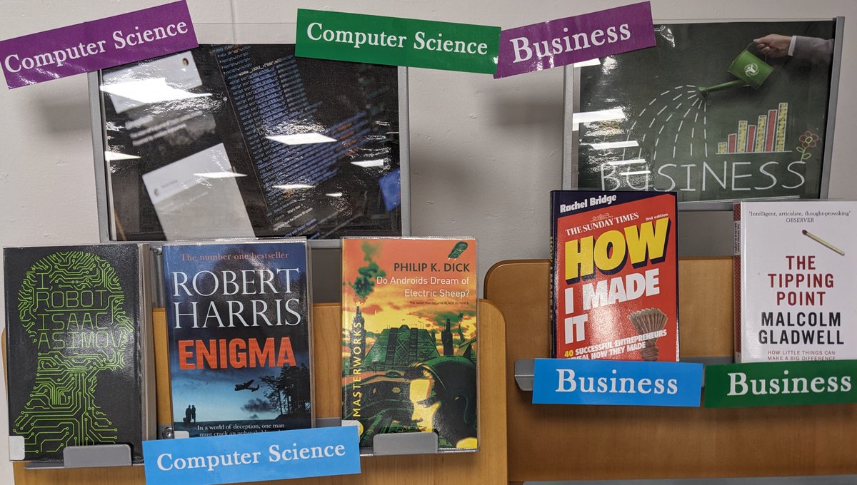 RHS Library (@rhslibrary1) on Twitter photo Computer Science and Business Book Week. Pop into the school library and grab an inspirational read! <a href="/RastrickHigh/">Rastrick High School</a> Computer Science and Business Book Week. Pop into the school library and grab an inspirational read! <a href="/RastrickHigh/">Rastrick High School</a>