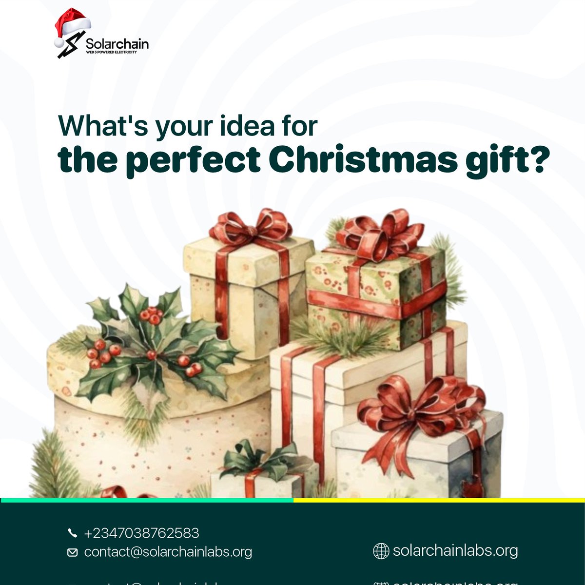 Make a wish

Santa just might grant your wish