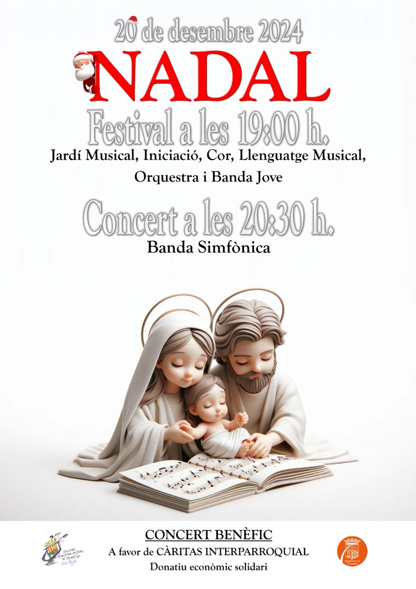MusicalPica100's tweet photo. El dia 20 de desembre farem el concert de Nadal, el fem també solidari. Si podeu vindre... @A_Picassent @FSMCV https://t.co/nujKHuDUNw