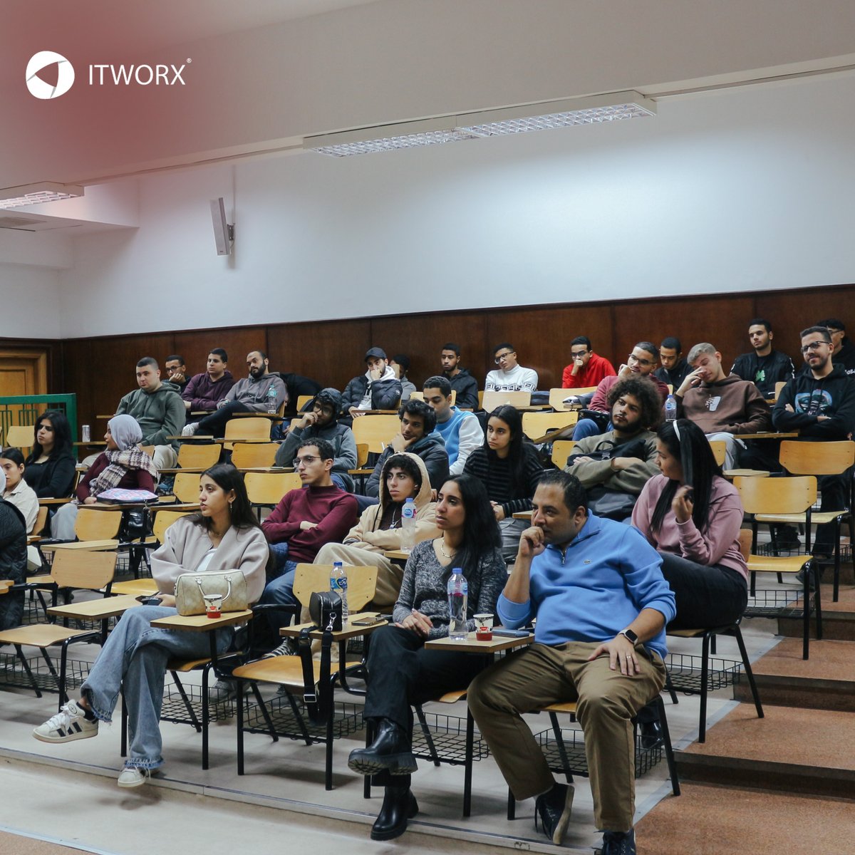 ITWorx inspired Misr International University (MIU) seniors with career tips, essential skills, and a proud alumnus's success story, showcasing his journey from university to a thriving tech career! 🚀 

#ITWorx #ITWorxian #CareerReadiness #SchoolofTalent