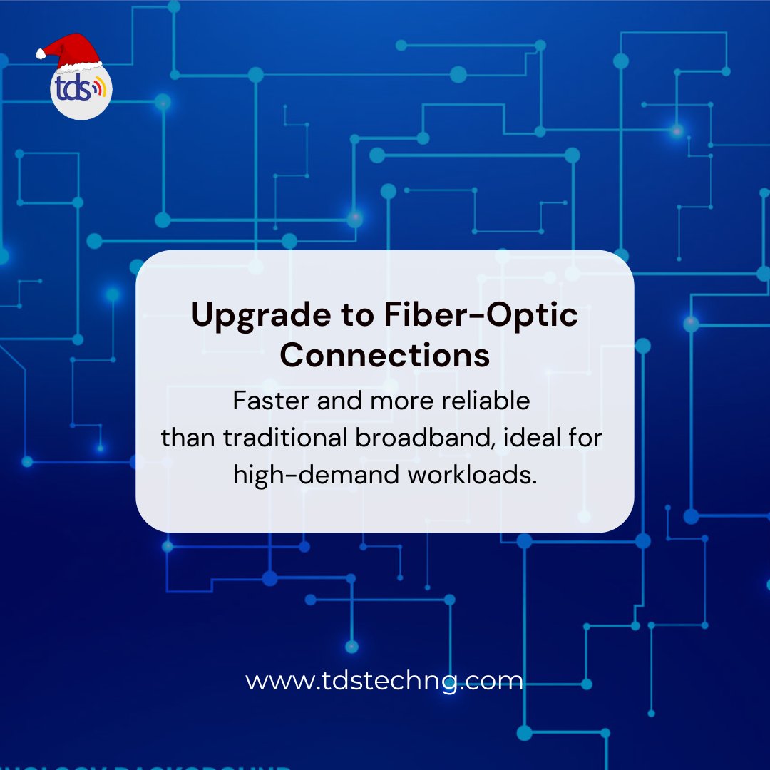 officialtdstech's tweet image. Smooth traffic, faster speeds, zero downtime—your network’s holiday survival kit!
#Connectivity #ITSolutions #TechnologySolutionsProvider