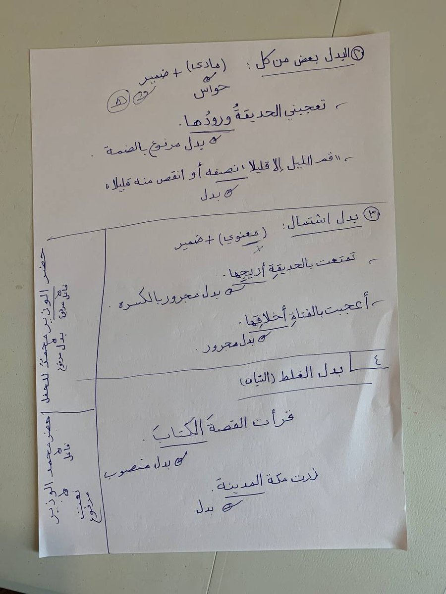 Arabic_AME's tweet photo. شرح درس البدل 
الصف ١٣ https://t.co/kvHq0ACSL7