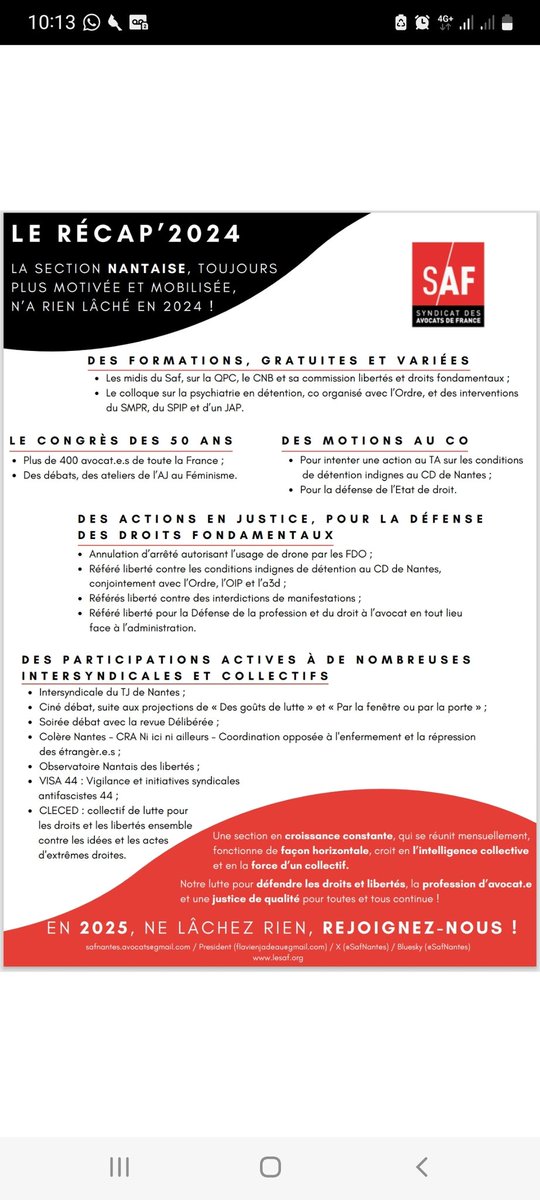 Notre récap 2024 à Nantes ! Rejoignez nous !