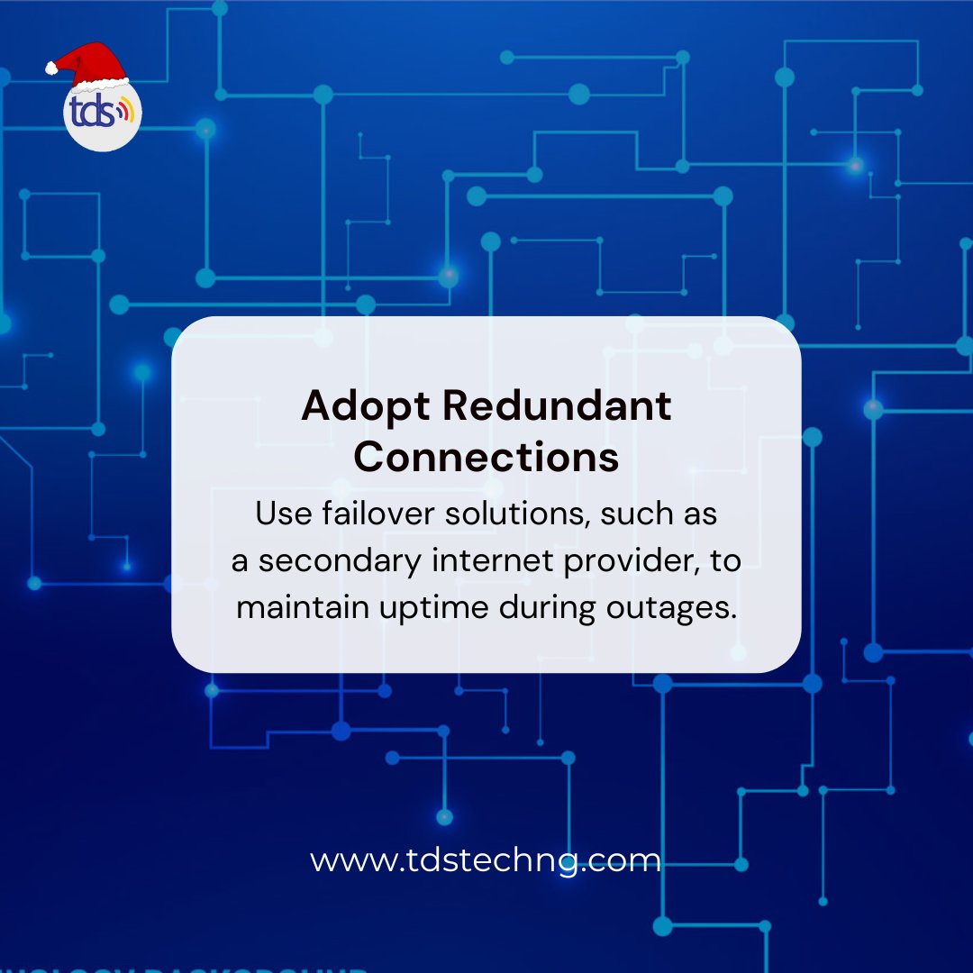 officialtdstech's tweet image. Smooth traffic, faster speeds, zero downtime—your network’s holiday survival kit!
#Connectivity #ITSolutions #TechnologySolutionsProvider