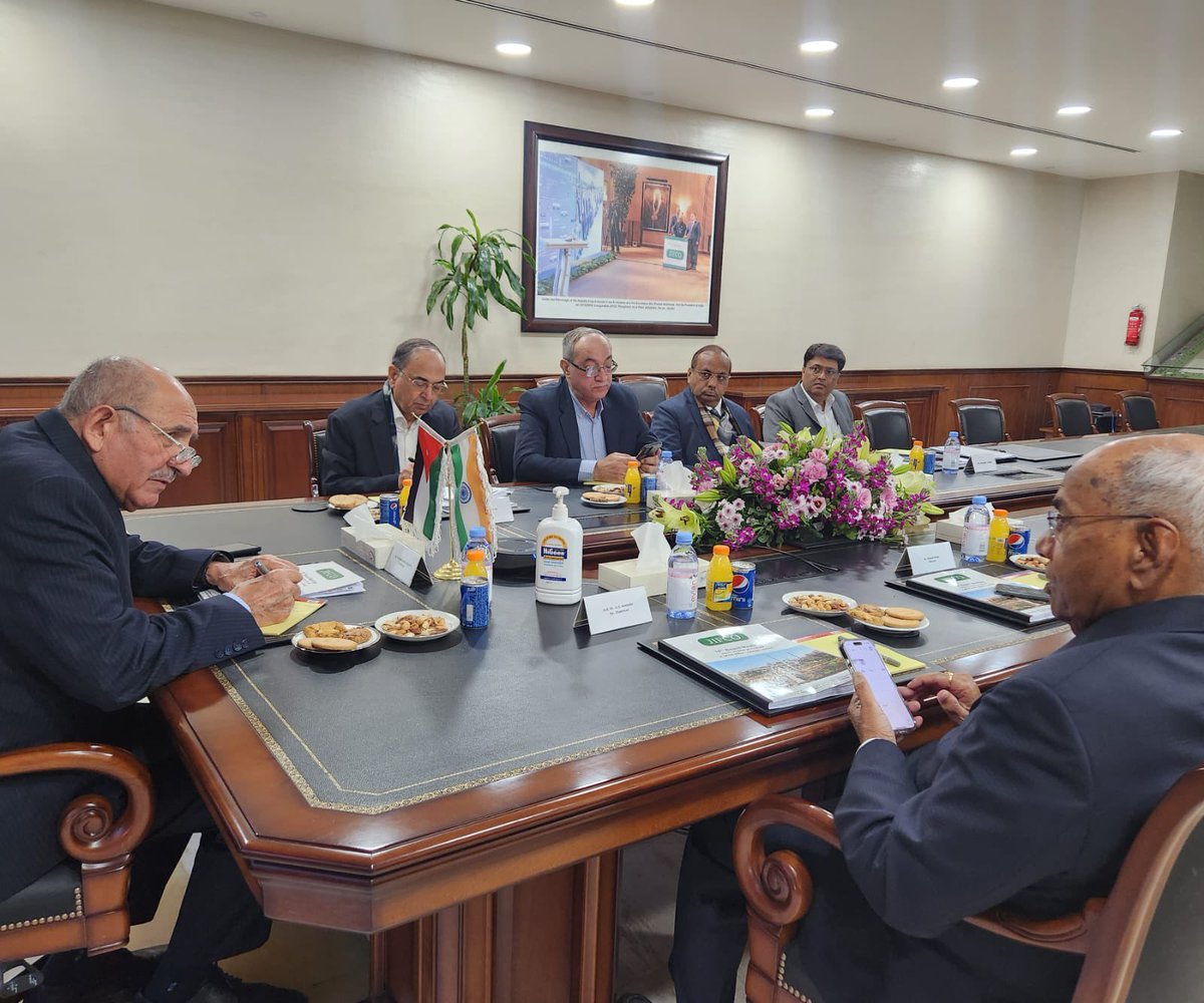 drusawasthi's tweet photo. Today, I attended the Board of Directors Meeting of JIFCO in Amman, Jordan. It was a nice meeting where various matters related to operations & growth of JIFCO were discussed. His Excellency Chairman Dr Mohammad Thneibat and other key officials of JIFCO were present during the meeting.