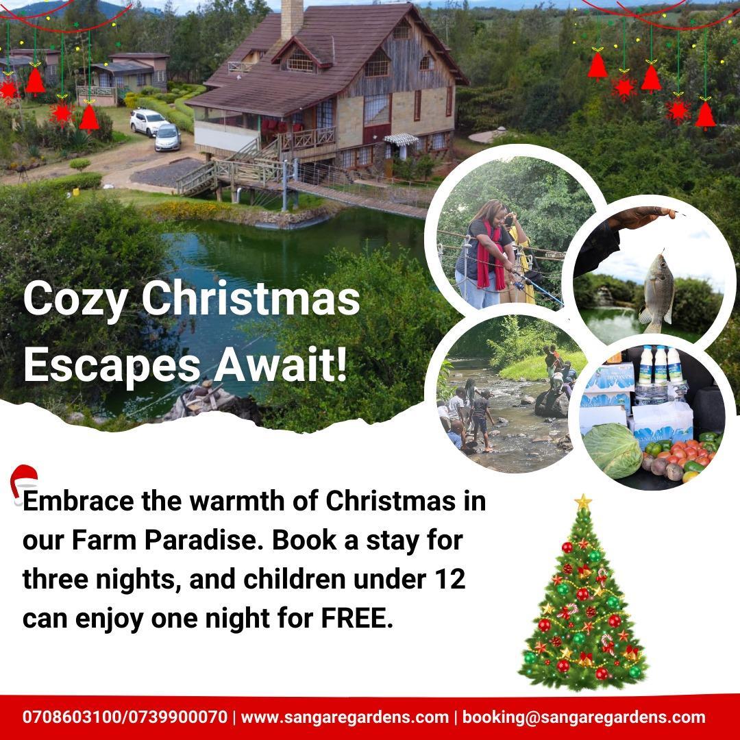 Sangare Boutique Farm Stay- your home away from home 🤗.

Escape the holiday hustle and discover a peaceful Christmas at our farm stay! 🌲 Treat your family and friends to a magical experience with our specially curated Christmas offers &amp; our package inclusions.