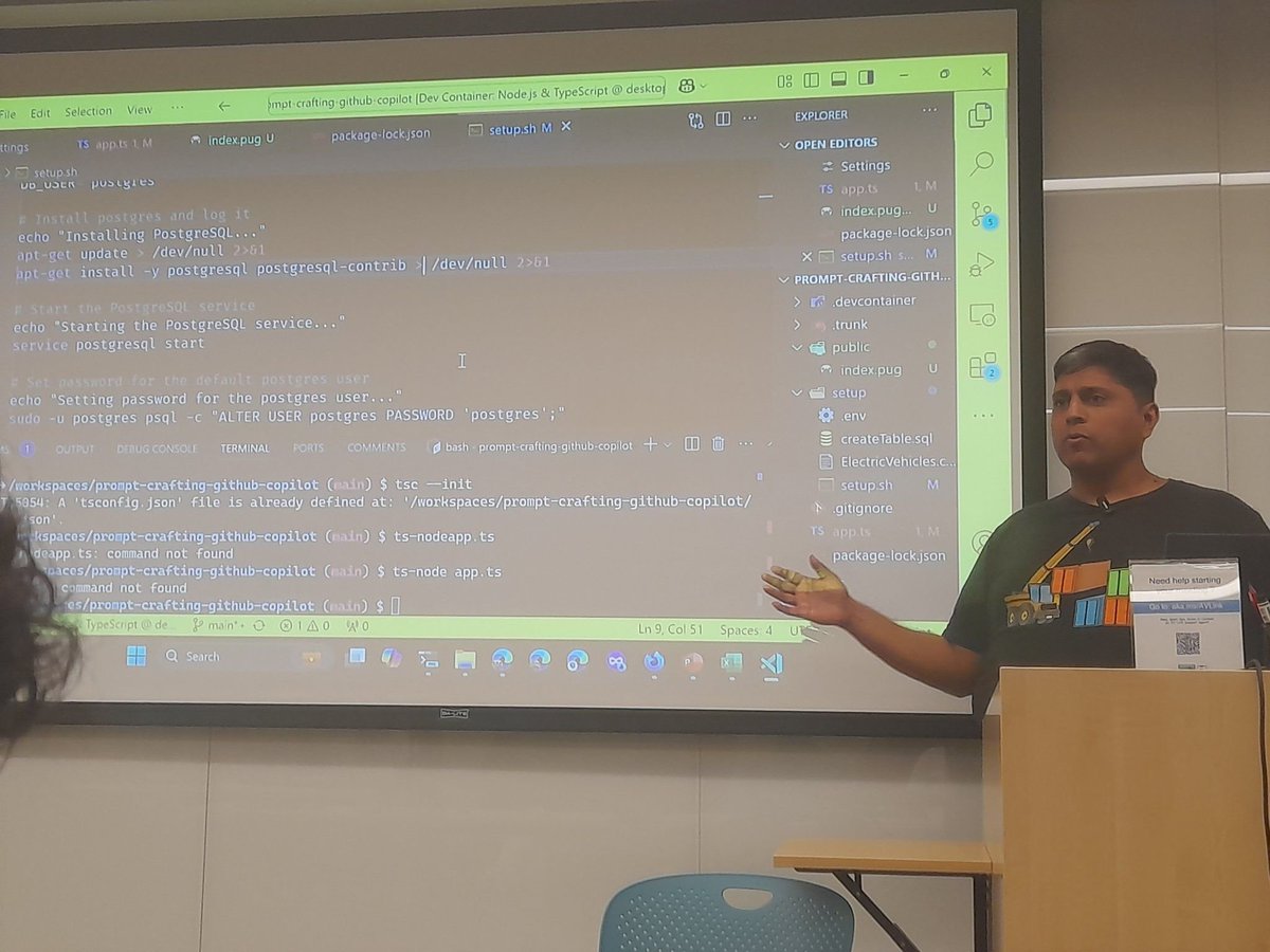 augvcor's tweet photo. 🚀 At #GitTogetherMum, my #SeasonOfAI sessions over the last 3 months have been a blast! I showed how #GitHubCopilot &amp; #GitHubWorkspaces can turbocharge your developer productivity 🚀 I also use them to power our #GitTogether #meetups and make my life easier! 😊✨ #DX
A thread 🧵 https://t.co/72m0AITX8M