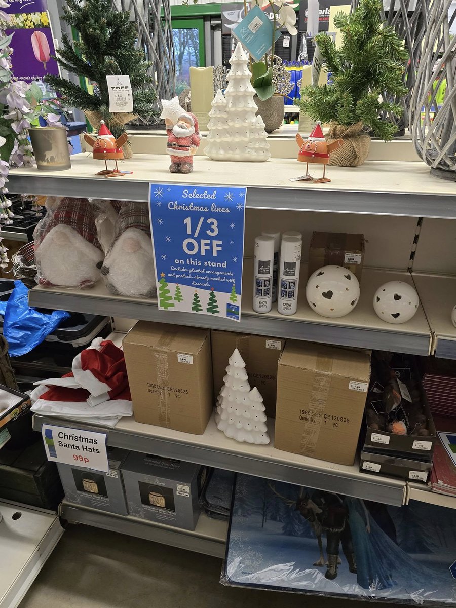 Lakesidepc's tweet photo. 1/3 OFF selected Christmas lines. See instore for more information.
#Christmas2024 #Christmas #Christmasdecorations https://t.co/Hqs0E8hLch