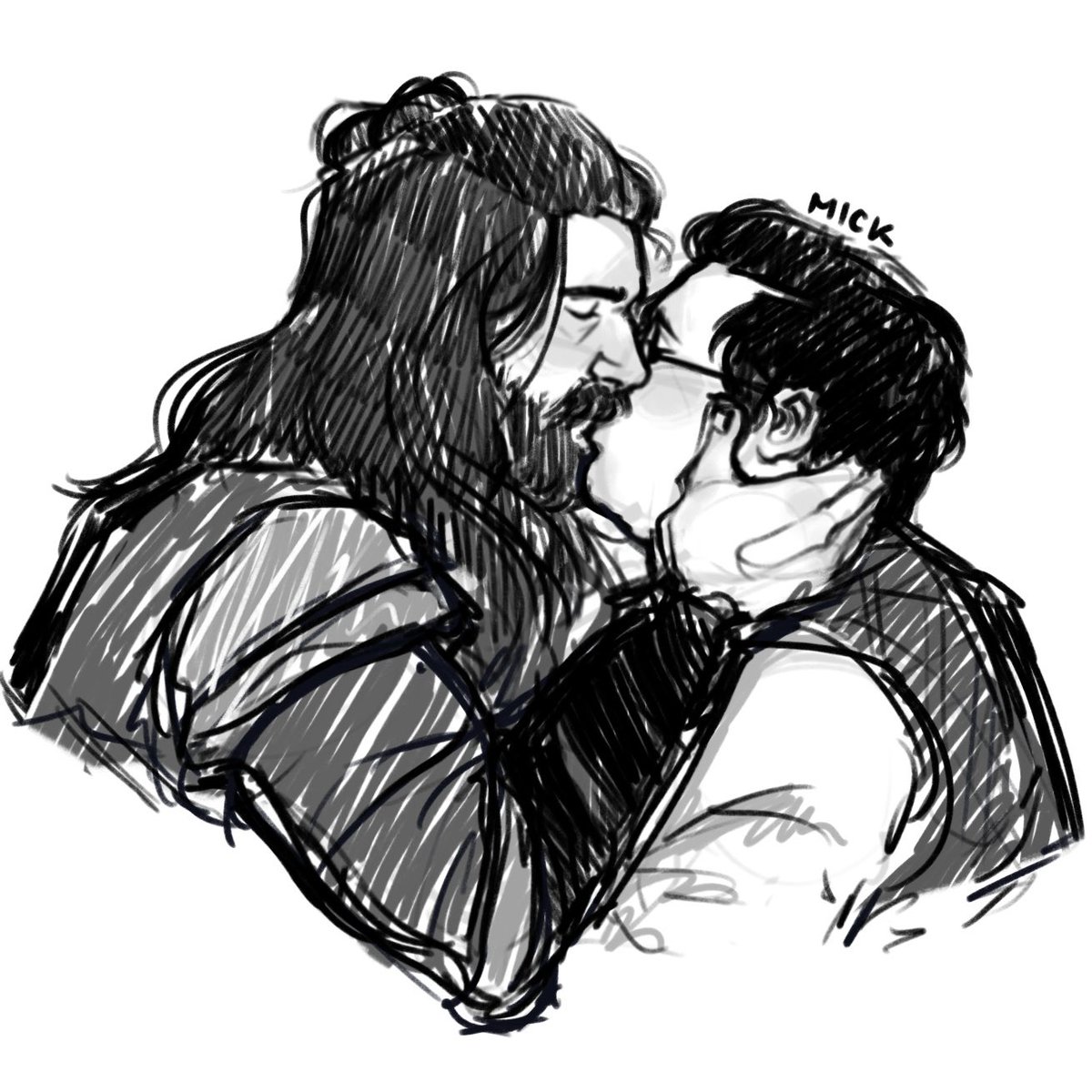 Mickyy118's tweet image. I quickly sketched this for any fans left feeling empty after the last ep….
#WWDITS #Nandor #Guillermo #Nandermo